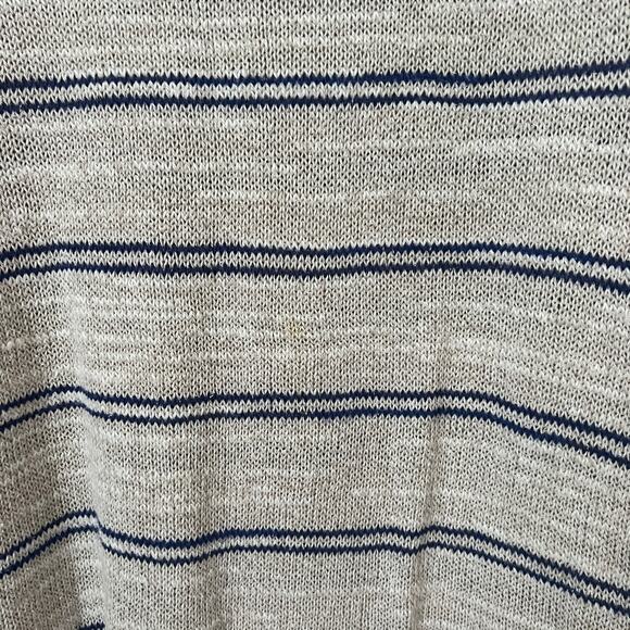 Madewell Crewneck Cabin Stripe Linen Silk Blend Knit Sweater Size S - Picture 3 of 14